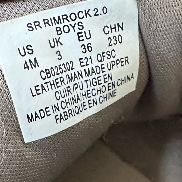 Stride Rite Rimrock Brown Leather Dress Boot Side Zip w/ Lace Size 4 - Picture 6 of 6